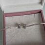 Pandora spacers charms cz sparkly clear set of two perfect condition fully hallmarked Image 7