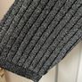 Bnwt grey sparkle dress with short sleeves size large (12) Image 6
