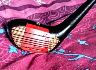Antique 1984 Mizuno Silver Cup Persimmon 1 Wood