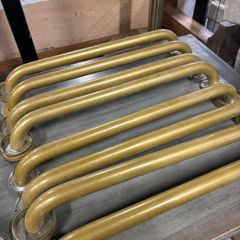 Accessible grab rails brass finish 20 euro each