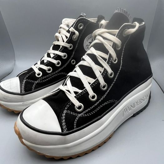 Converse Run Star Hike Platform Trainers Black JW Anderson Womens UK 5 EU 38