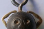 Antique WW1 9ct Gold -Touch Wud ( Tuch Wood ) Lucky Charm With 9ct Gold Arms