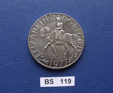 1977 Great Britain 25 New Pence 'Silver Jubilee of Elizabeth II Reign'