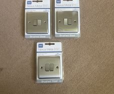 3X BG Electrical Double Light Switch