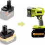 Battery Converter Adapter USB  For RYOBI Convert DEWALT 18-20v Milwaukee  to 18V Battery Adapter Image 3