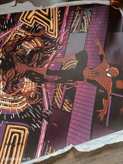 Spider-Man Vs Carnage Marvel Screen Print by Raid71 Poster