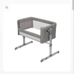 Joie Roomie Glide bedside crib for sale in Foggy Grey