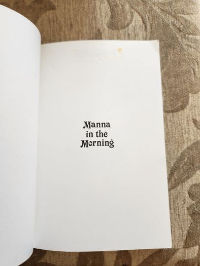 Manna In The Morning. A Memoir 1940-1958. By Madeleine Stewart.  Edited  By Dermot Bulger. First Edition Paperback In Very Good Condition.