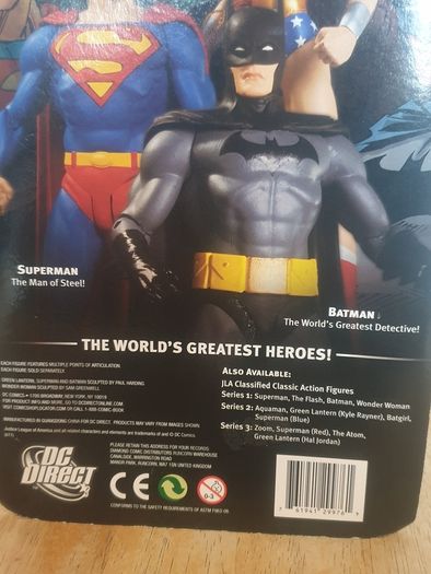 DC Direct Shazam and Black Adam And X1 Batman Justice league icons