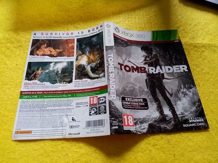 Tomb raider combat edition Xbox 360 games Original