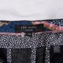 Ted Baker Dark Grey Textured Tailored Straight Wool Trousers 14UK/42EU Image 2