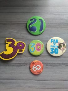 Birthday badges