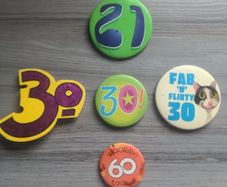 Birthday badges