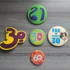 Birthday badges