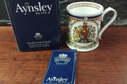 Aynsley Golden Jubilee mug in box