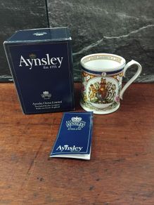 Aynsley Golden Jubilee mug in box