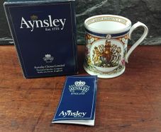 Aynsley Golden Jubilee mug in box