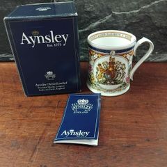 Aynsley Golden Jubilee mug in box