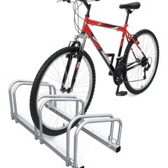 3 Bike Stand Floor or Wall mounted bike rack for garage Bicycle Parking rack Cycle Storage Locking Stand