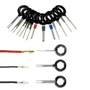 11PCS Automotive Plug Terminal Removal Tool Car Electrical Wire Crimp Connector Pin Extractor Kit Key Pin Removal Tool