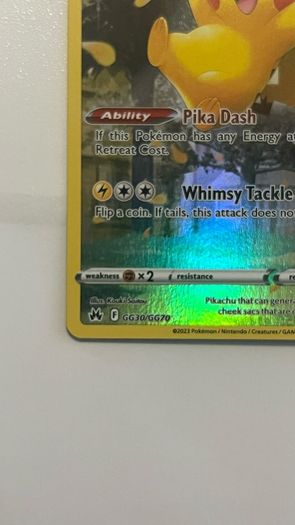 Pikachu GG30/GG70 Pokemon TCG