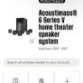 Sony av receiver and Bose speaker system Image 9