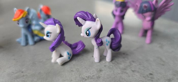 7 x HTF Tiny Mini Figures 1.5inch MLP G4 My Little Pony