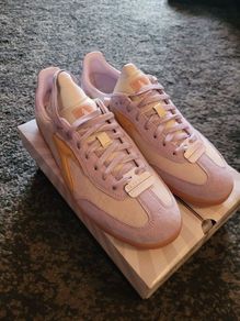 Skechers memory foam suede trainers