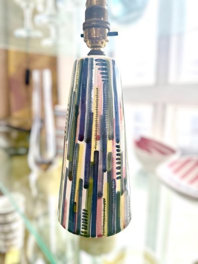 Vintage midcentury Rye lamp base