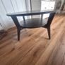 Dark Wood Circular Coffee Table Image 3