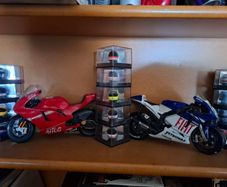 motor bikes & F1 helmets