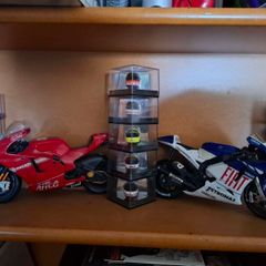 motor bikes & F1 helmets
