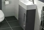 Clearance: Novum Serene 40cm ANTHRACITE Wall Hung Unit