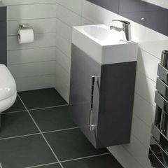 Clearance: Novum Serene 40cm ANTHRACITE Wall Hung Unit
