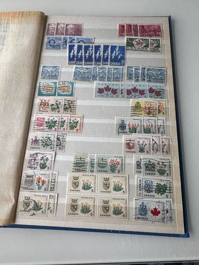 CANADA collection in stamp album
