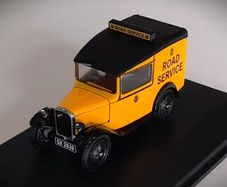 Diecast Model Austin 7 RN Van AA - Collectable Oxford Diecast 1:43