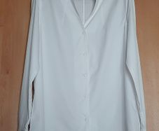 YAYA Premium Lyocell & Cotton White Blouse  Size 38