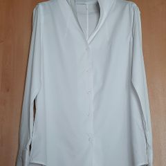 YAYA Premium Lyocell & Cotton White Blouse  Size 38