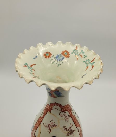 Antique 19th Century Vase Hand Painted Porcelain