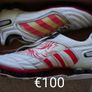 Football Boots Adidas Predator X White/Red Beckham (2009) Size 7.5UK FG Image 3