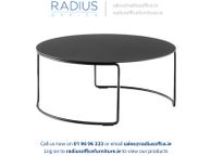main image for ad Circuit Round Coffee Table in Black Finish