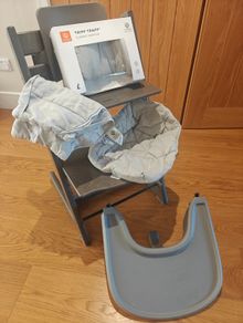 Stokke Tripp Trapp Chair with Tray and Cushion