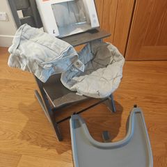 Stokke Tripp Trapp Chair with Tray and Cushion