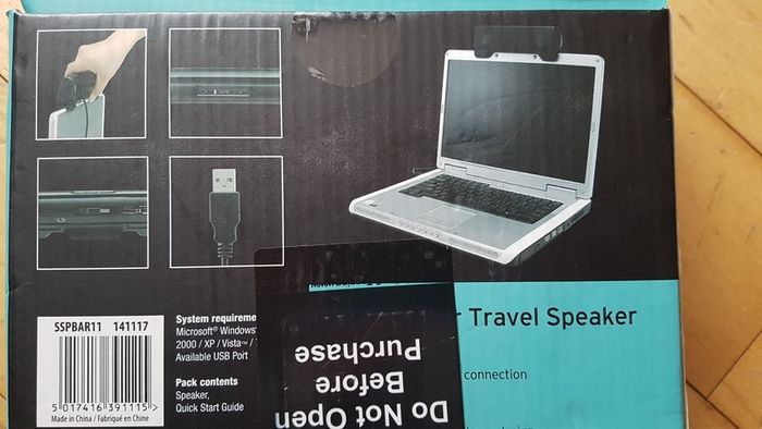 Travel speaker Sandstrom New