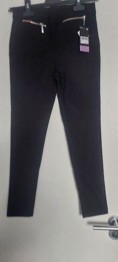 next girls black stretchy jeggings size 10 /11