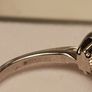 White Gold Natural Diamond Solitaire Engagement ring (Bargain Price) Image 9