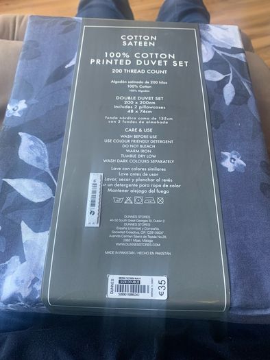 brand new cotton duvet