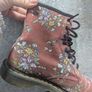 Women's Castel Floral Combat Boot dr Martens brand Image 5