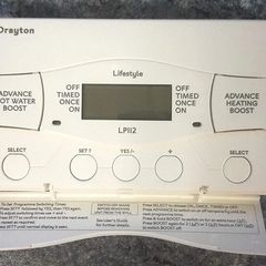 Dual channel system boiler controller Drayton 25476 LP722 (Mk4) 2 Channel Programmer