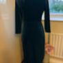 Rowen Avenue Teal Velvet like Wrap style Dress - Size S Image 9